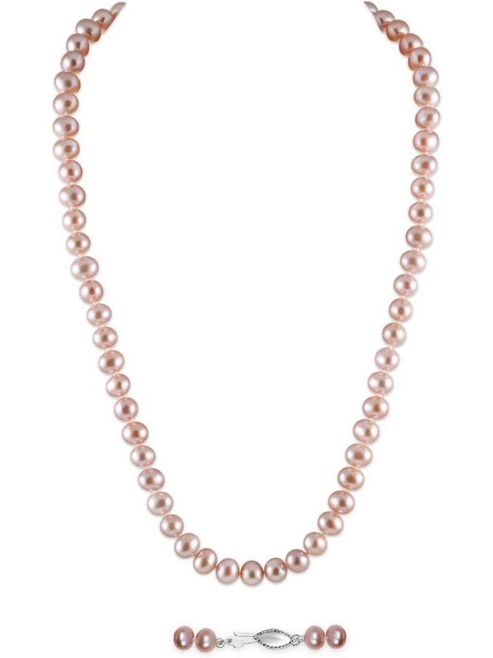 Natural Cultured Freshwater Pearl Strand Necklace - Elegant Jewelry Gift